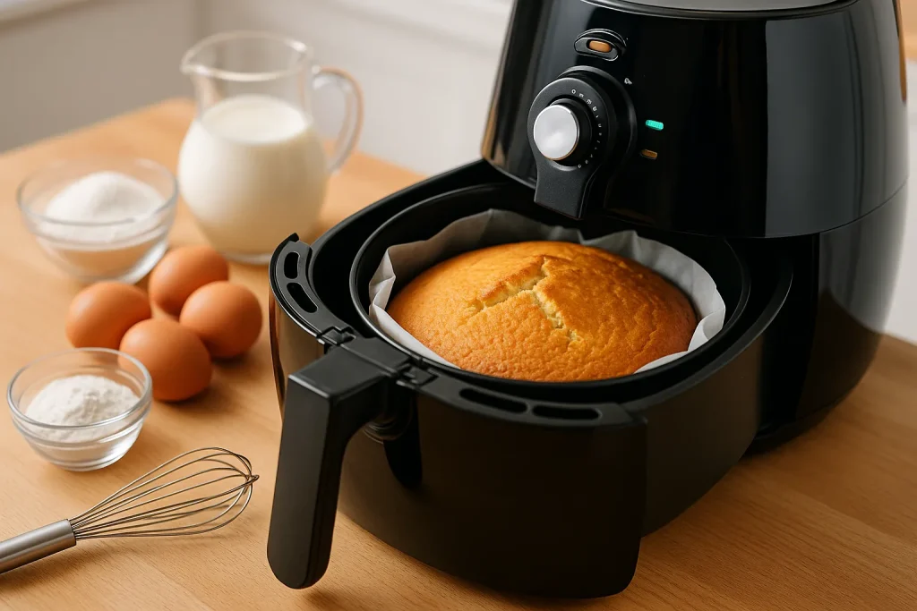 طرز تهیه کیک با هواپز