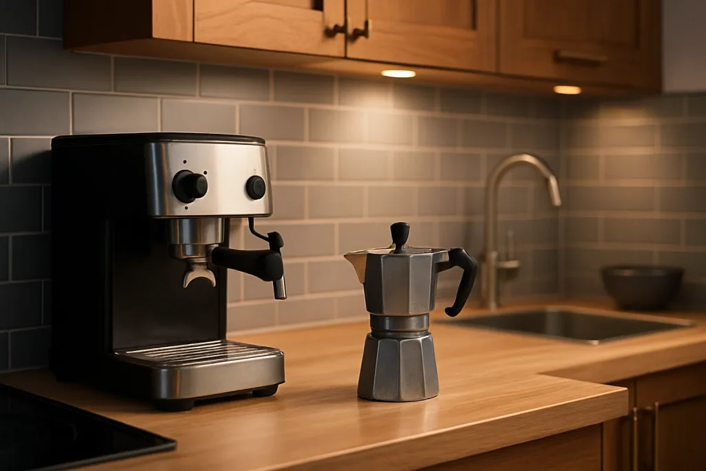 تفاوت اسپرسوساز با موکاپات